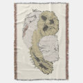 Angora Rabbits Throw Blanket | Zazzle