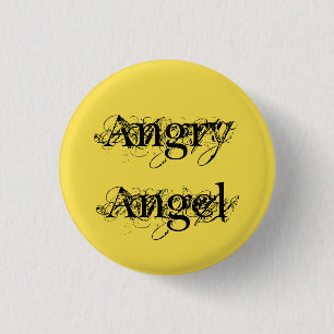Angry Angel,Helena Tv show Orphan Black,distressed Pinback Button