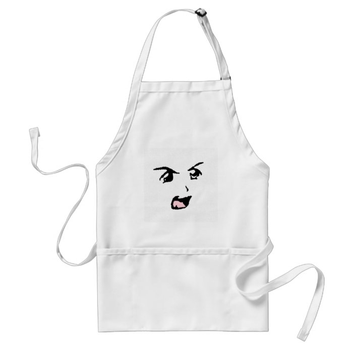 Angry Anime Eyes Aprons