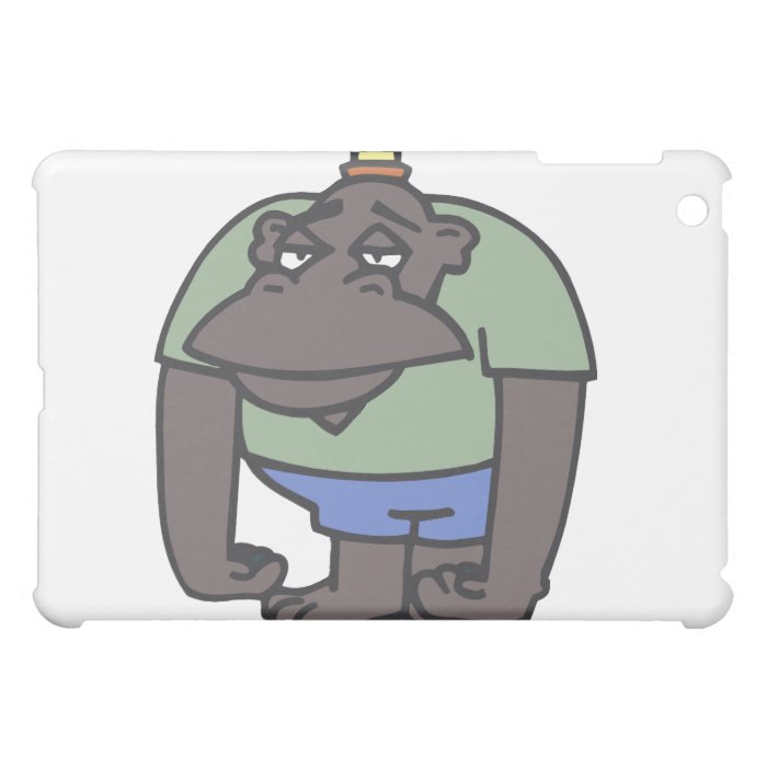 Angry ape cartoon iPad mini covers