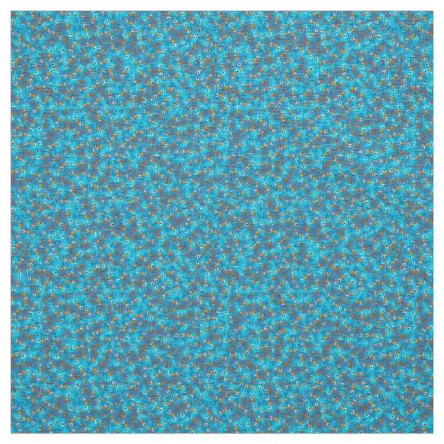 Angry baby chicken illustration random pattern fabric (Swatch)