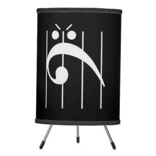 Angry Bass Clef Lamp