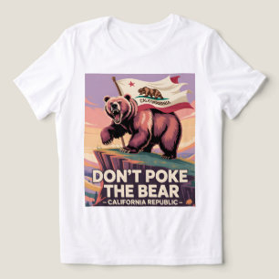 Angry Bear California Republic Funny Tee