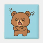 Angry Bear – Fierce Animal Magnet