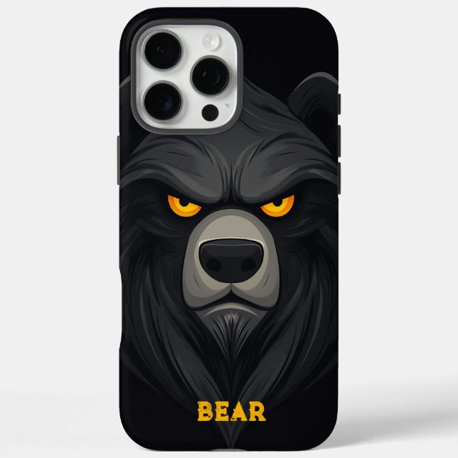 Angry Bear Personalized Case-Mate iPhone Case (Back)