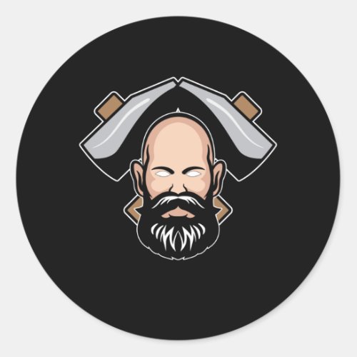 Angry Beard Craftsman Strong Tools Classic Round Sticker