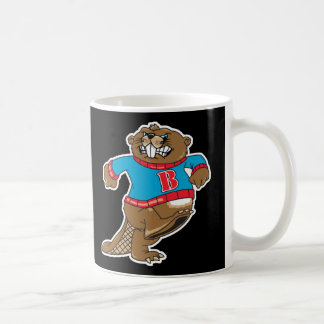 angry beaver wearing sweater coffee mug