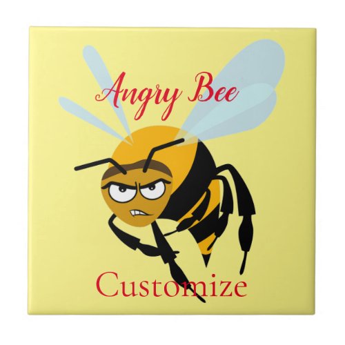 Angry Bee Thunder_Cove Ceramic Tile