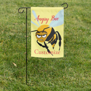 Angry Bee Thunder_Cove Garden Flag