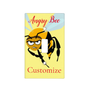 Angry Bee Thunder_Cove Light Switch Cover