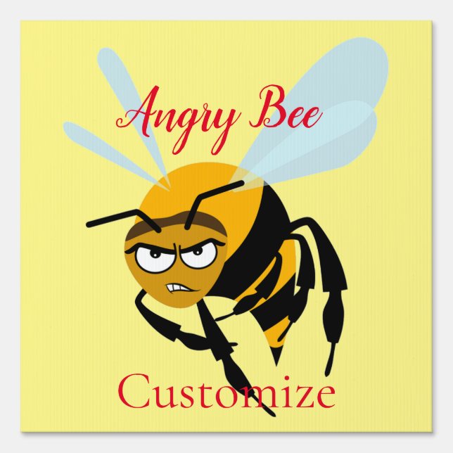 Angry Bee Thunder_Cove Sign (Front)
