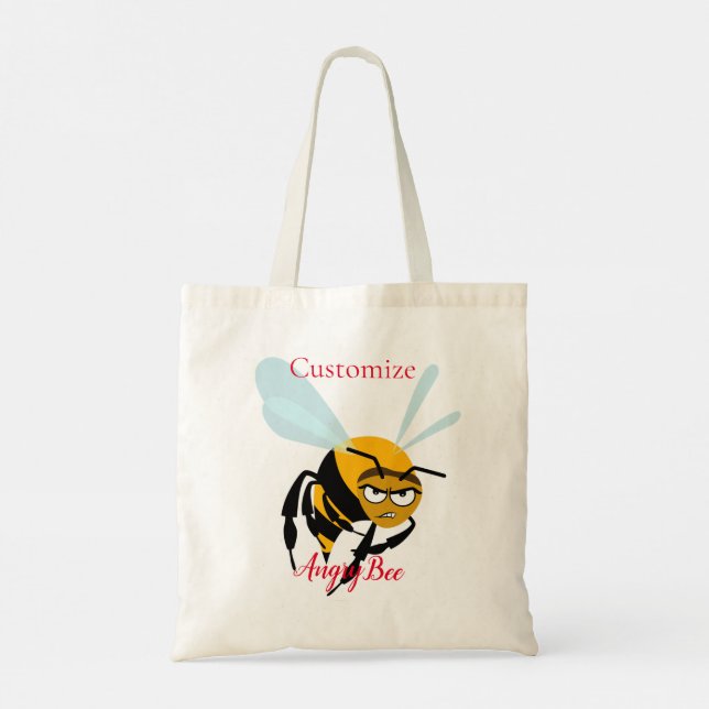 Angry Bee Thunder_Cove Tote Bag (Back)