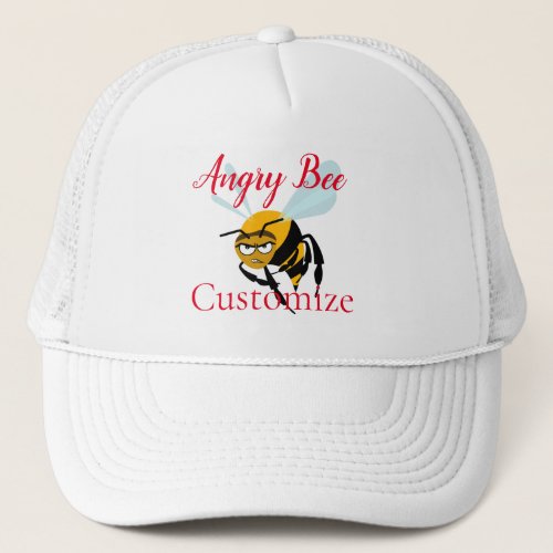 Angry Bee Thunder_Cove Trucker Hat
