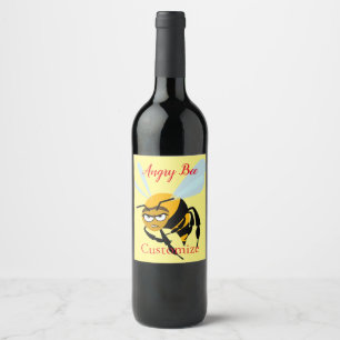Angry Bee Thunder_Cove Wine Label