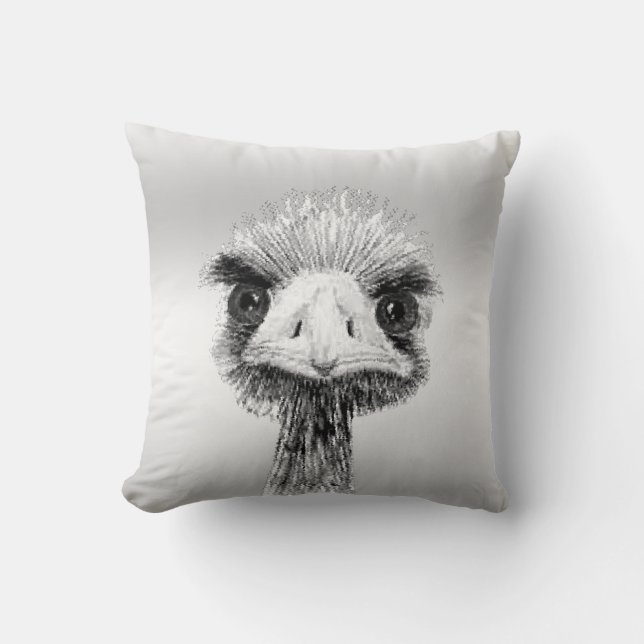 Angry Bird Throw Pillow (Front)