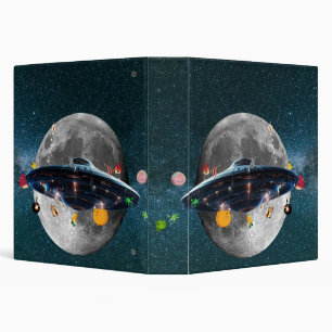 Angry Birds Fighting Aliens 3 Ring Binder
