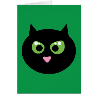 Angry Black Cat Cards