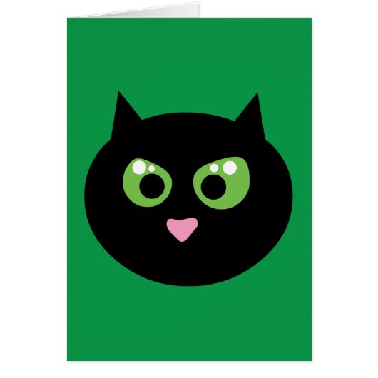 Angry Black Cat Cards (Front)