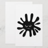 Angry Black Paint Splatter (Front/Back)