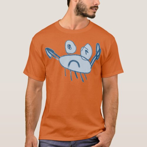 Angry Blue Crab by Sofia T_Shirt