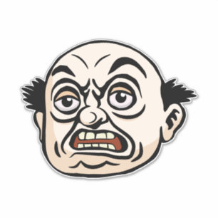 Angry Boss Sticker