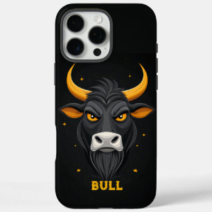 Angry Bull Personalized iPhone 16 Pro Max Case