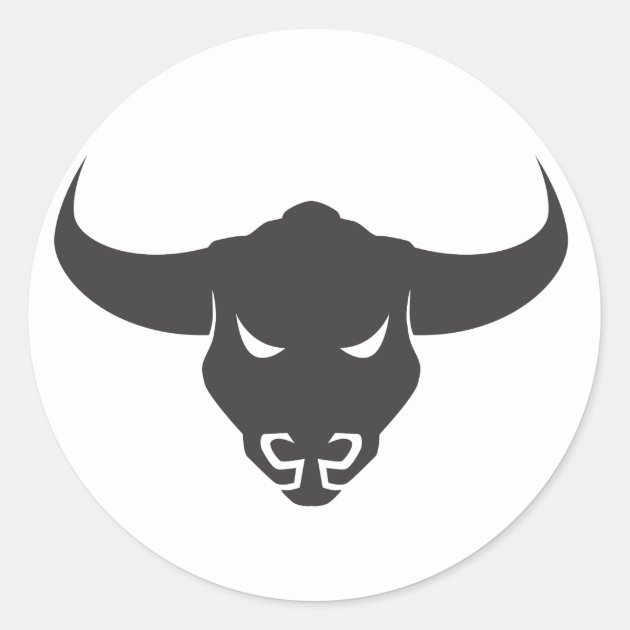 Red Horn Bull Head Logo - Logoku