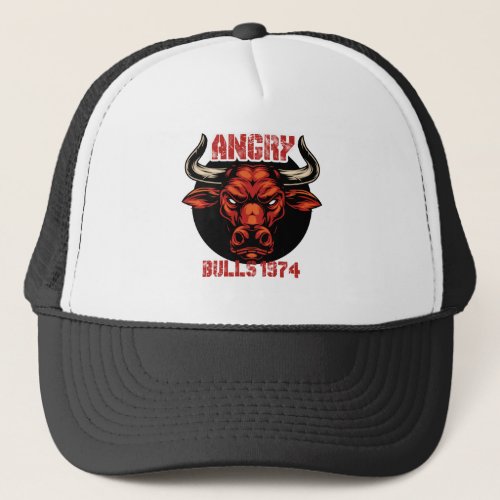 ANGRY BULLSChoose Love Buffalo  Stop Hate  End Trucker Hat