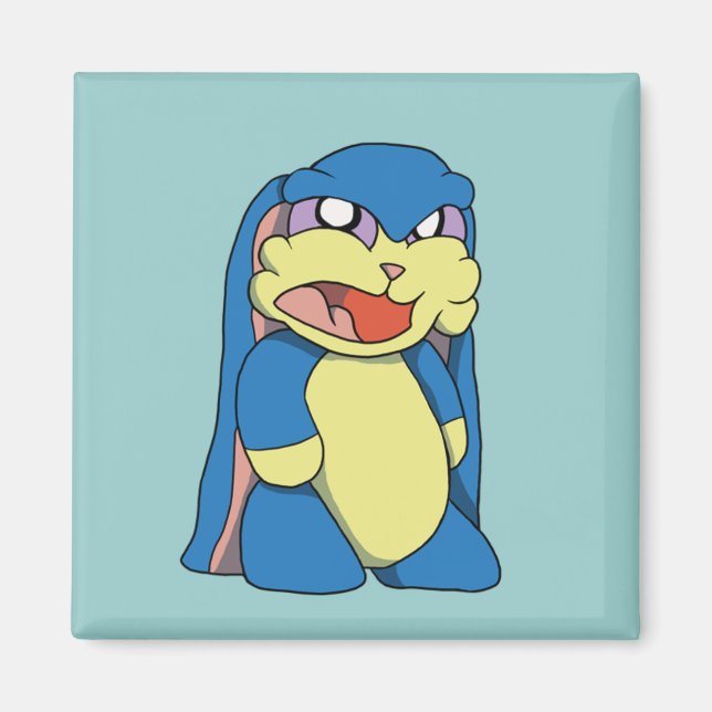 Angry Bunny Magnet (Front)