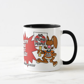 Angry Bunny Not Amused mug