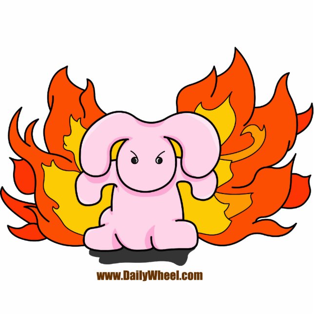 Angry Bunny Photo Sculpture (Front)