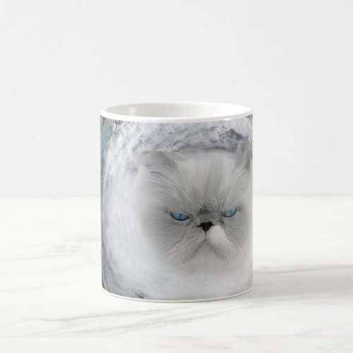 Angry Cat 5 Hurricane Coffee Mug