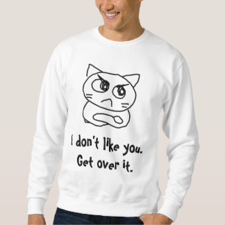 Angry cat #879345 sweatshirt