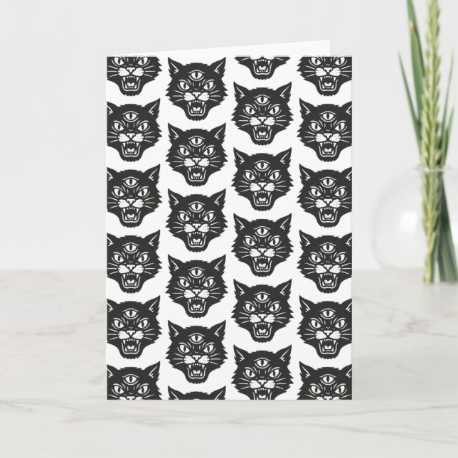 Angry Cat Card (Front)