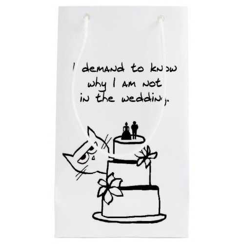 Angry Cat Crashes the Wedding _ Funny Gift Bag