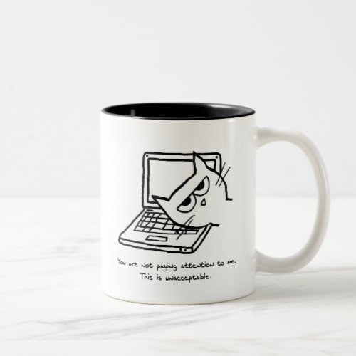 Angry Cat Demands Attention _ Funny Cat Mug