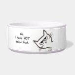 Angry Cat Has Not Been Fed! Bowl at Zazzle