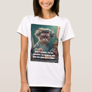 "Angry Cat Lady" Funny T-Shirt