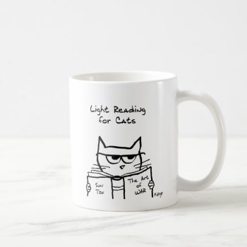 Angry Cat Plots War - Funny Cat Coffee Mug by FunkyChicDesigns at Zazzle