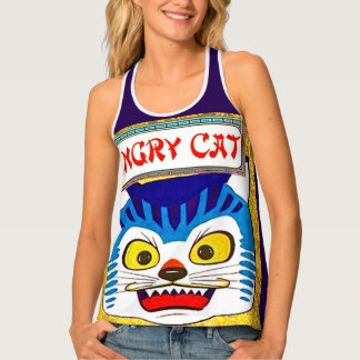 Angry Cat Tank Top