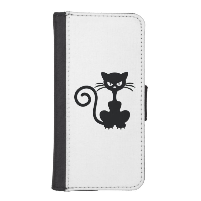 Angry Cat Wallet Case (Front)