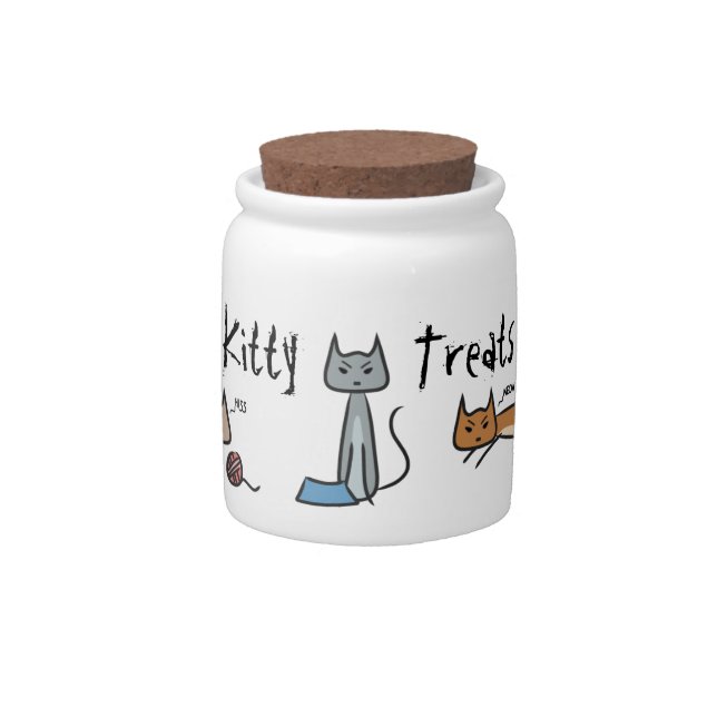 Angry Cats Treat Jar (Front)