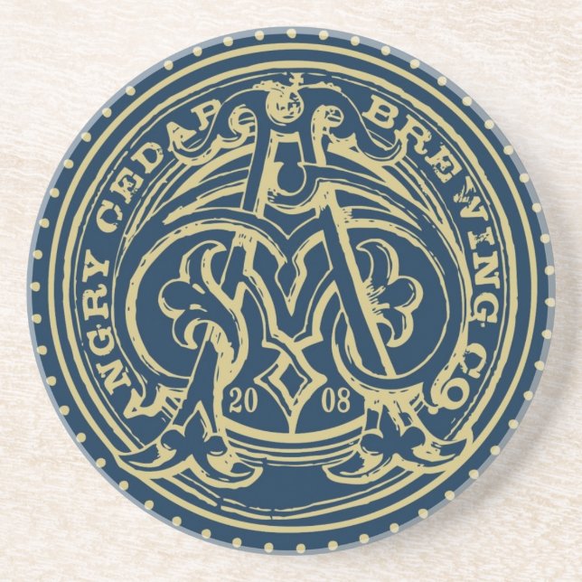 Angry Cedar Coaster (Front)