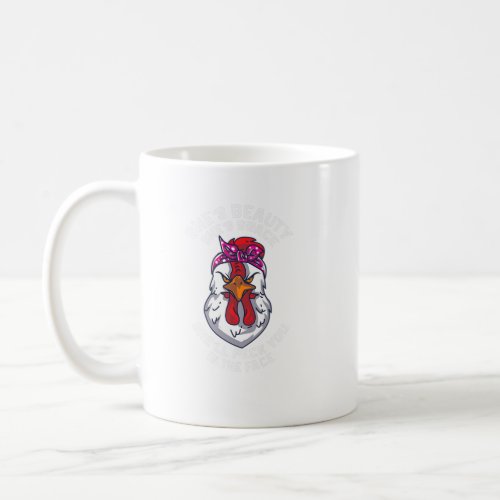 Angry Chicken Peck You In The Face Hen Animal Per Coffee Mug