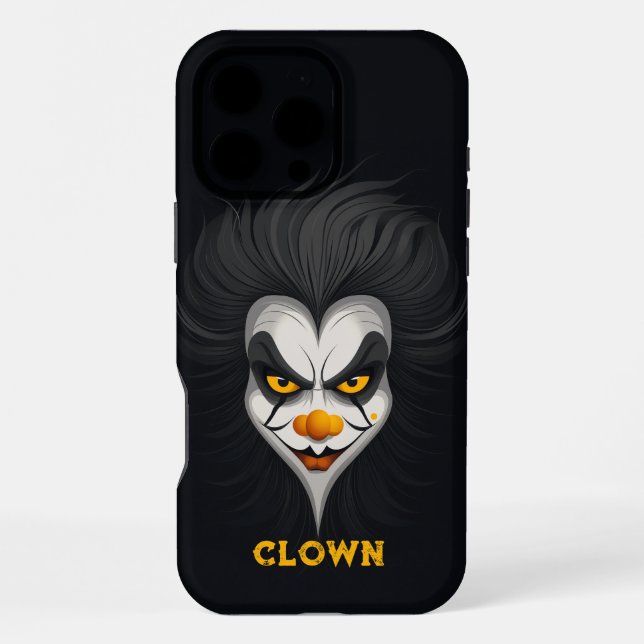Angry Clown Personalized Iphone Case (Back)