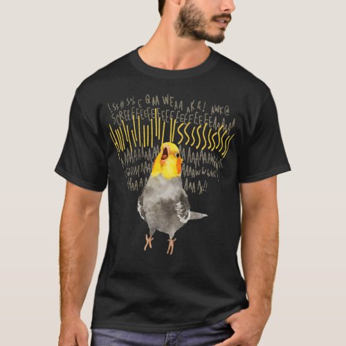 Angry Cockatiel T_Shirt