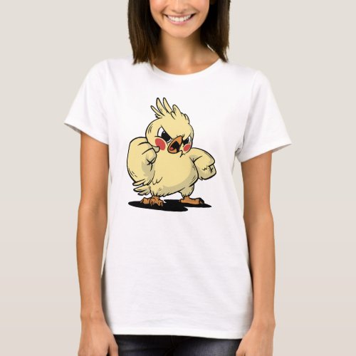 Angry cockatoo design T_Shirt