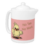 Angry cockatoo design teapot