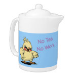 Angry cockatoo design teapot