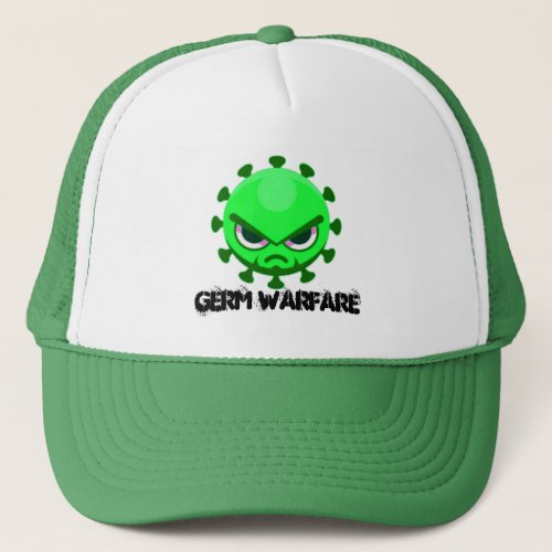 Angry Coronavirus Germ Warfare Cap